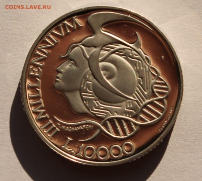 Сан Марино 10 000 лир 1999. Миллениум. СЕРЕБРО. РАСПРОДАЖА. - 2