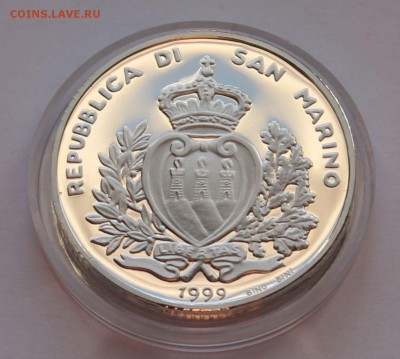 Сан Марино 10 000 лир 1999. Европа. СЕРЕБРО. РАСПРОДАЖА. - 15