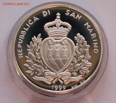 Сан Марино 10 000 лир 1999. Европа. СЕРЕБРО. РАСПРОДАЖА. - 13