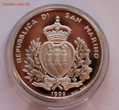 Сан Марино 10 000 лир 1999. Европа. СЕРЕБРО. РАСПРОДАЖА. - 12
