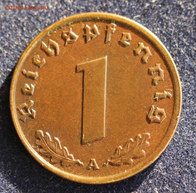 С 1 руб. III-й РЕЙХ 1 пфенниг 1937г. "А" БРОНЗА до 17.02 - IMG_4550.JPG