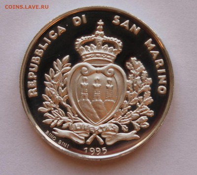 Сан Марино 5 000 лир 1995. СЕРЕБРО. РАСПРОДАЖА. - 7