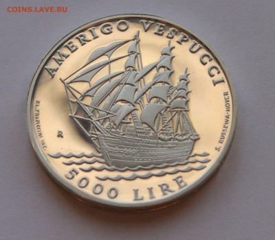 Сан Марино 5 000 лир 1995. СЕРЕБРО. РАСПРОДАЖА. - 4