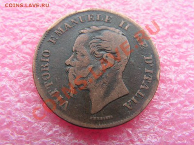 -Италия- 5 чентесимо 1861 -- 28 января 22-00 - 5 чентесимо 1861.JPG