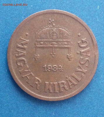 2 филлера 1934,Венгрия,до 13.02. - -5CLbGS0o-E