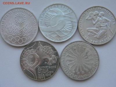 Серебро Германии:  5 монет Олимпийской тематики. - 2017-02-06 12-59-32.JPG