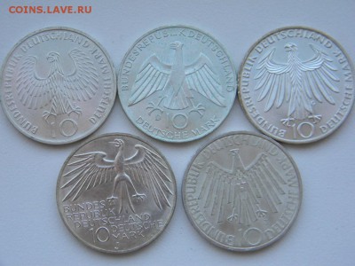 Серебро Германии:  5 монет Олимпийской тематики. - 2017-02-06 12-59-54.JPG