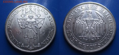 Веймар 3 марки 1929год Мейссен до 15.02. 22-00 мск - 5