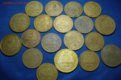 3,5 копеек 1929-1939 годов 19 шт. До 15.02.17 в 22.00 по мск - P1370052.JPG