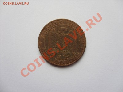 5 сантимов Франция. Наполеон III. 1856 год. - Наполеон 3 1856 - 1