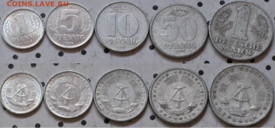 ГДР 1,5,10,50 пфеннингов 1 марка - ГДР 1,5,10,50 пфеннингов 1 марка.JPG
