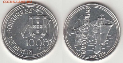 С 1 рубля Португалия 1000 эскудо до 14.02. 22-00 мск - 9
