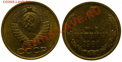 1 коп. 1980 г. шт.2   Отличное состояние. - P1240098.JPG