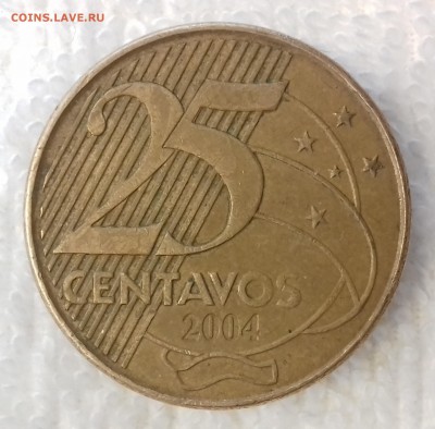 БРАЗИЛИЯ 25 сентаво 2004 Деодору до 17 фев. 22-00 мск - БРАЗИЛИЯ 25 сентаво 2004 -574-20170213_095953