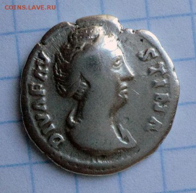 Рим, денарий 141 г., Фаустина Старшая - аверс. - Рим_денарий-Фаустина-141г_А.JPG