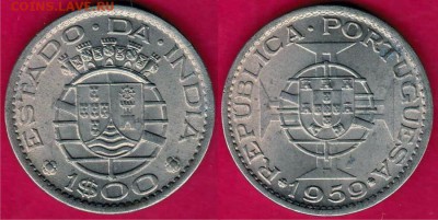 Индия Португальская, Гоа 1 эскудо 1959 до 19.02 - 52925775