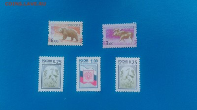 почтовые марки марки россия 1998 и 2008 года - IMAG0257