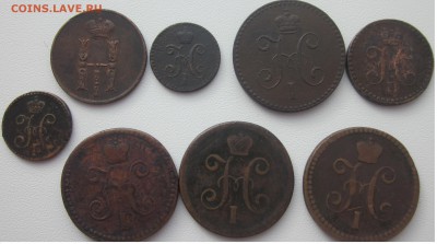 Медь с 1734 и до 1853 на оценку - 1Николай