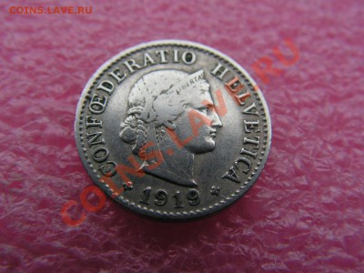 -Швейцария- 5 раппен 1919 -- 28 января 22-00 - 5 раппен 1919.JPG