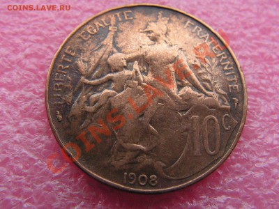 -Франция- 10 сантим 1908 -- 28 января 22-00 - 10 сантим 1908 (1).JPG