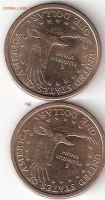 2 Доллара Сакагавеи 2000 Р+D - САКАГАВЕИ 2000 Р, D a