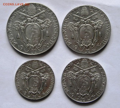 Ватикан 20,50 Чент, 1 и 2 Лиры 1940-41 (16.02) - P1011586.JPG