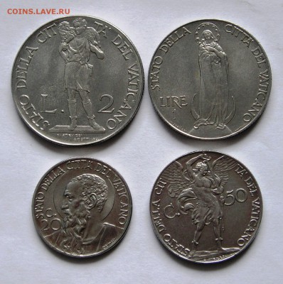 Ватикан 20,50 Чент, 1 и 2 Лиры 1940-41 (16.02) - P1011585.JPG