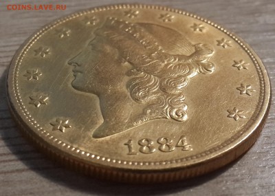 20$ монета, 1884 год. Вес: 33,46г - 20170213_194512