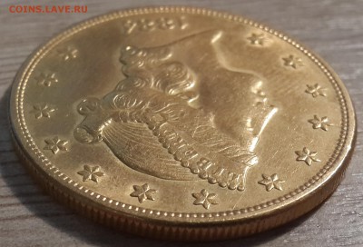 20$ монета, 1884 год. Вес: 33,46г - 20170213_194519