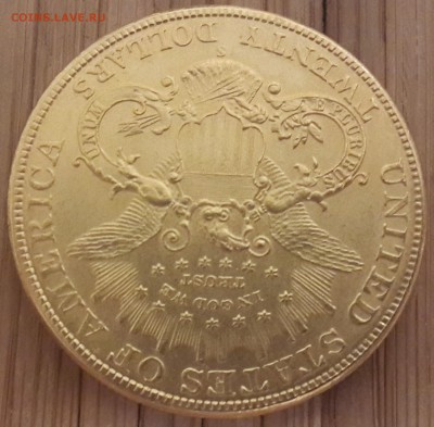 20$ монета, 1884 год. Вес: 33,46г - 20170213_200051