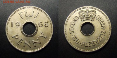 МОНЕТЫ МИРА 01-17 - Фиджи – 1 пенни (1966)