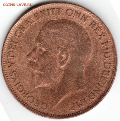 Великобритания 1 пенни 1927 г. до 24.00 21.02.17 г. - Scan-170211-0014
