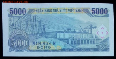 Вьетнам 5.000 донг 1991 unc до 20.02.17. 22:00 мск - Вьетнам 5.000 донг 1991-1