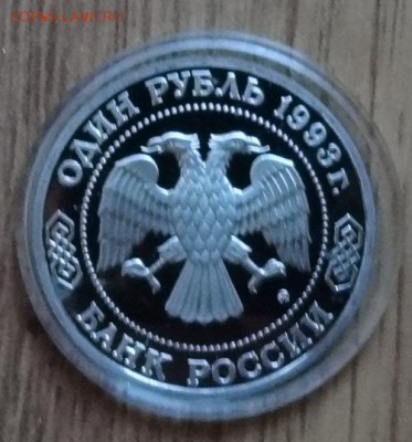 1 рубль Россия 1993 Бородин ПРУФ до 18.02.2017г 22-00 - DSC02731.JPG