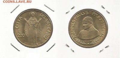 Ватикан 200 лир 1990 Пресвятая Дева UNC - s-l1600 (2)