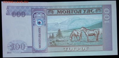 Монголия 100 тугриков 2014 unc до 20.02.17. 22:00 мск - Монголия 100 тугриков 2014-1