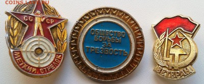 3 значка:меткий стрелок,общ  по борьбе за трезвость,ветеран. - 20170216_122252
