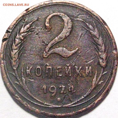 Интересная 2 копейки 1924 г. - 16 остей рев.JPG