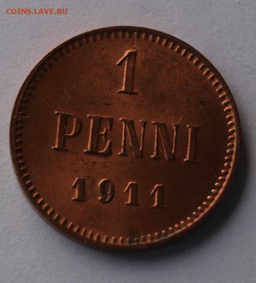 1 пенни 1911г. UNC До 21.02.2017 22.00 по МСК - p1911