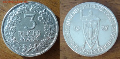 Веймар 3 марки 1925  до 19.02 в 22-00 - yF5RWjalmc0