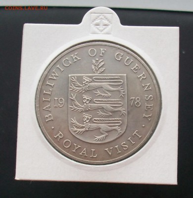 Крона Шайба Гернси 25 пенсов 1978 Королевский визит - 100_6802