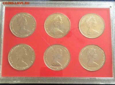 Кроны Шайба Набор 80 лет Королевы Матери пластик 6 шт. - s-l1600 %25282%2529