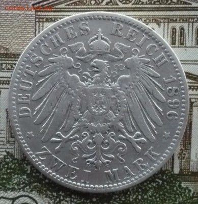 2 марки 1896 года А. Пруссия. 19.02.2017 в 22:10 - P1600649.JPG