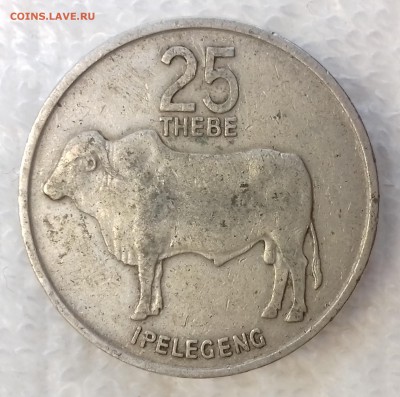 БОТСВАНА 25 тхебе 1981 Зебу до 21 фев. 22-00 мск - БОТСВАНА 25 тхебе 1981 -525-20170215_111222