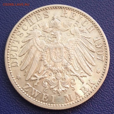 2 марки 1907 Баден оценка - 4