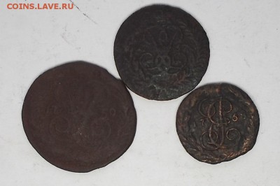 Денежки и полушки с 1757г по 1854г. 6 шт. - DSCF1856.JPG