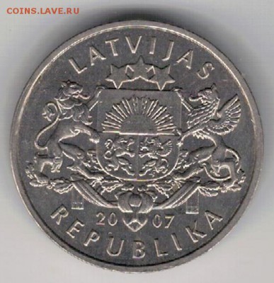 ЛАТВИЯ ЛАТ 2007 ФИБУЛА "СОВА" ДО 23.02.17 В 22.00МСК (Д550) - 4-л