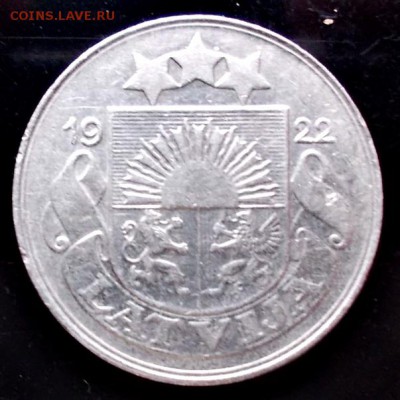 Латвия, 50 сантим, 1922г. до 22.02.17г. - лат.2