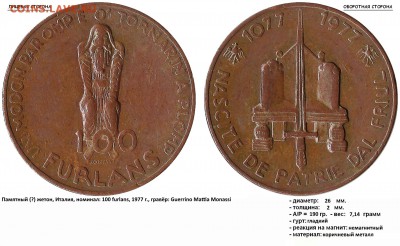 100 FURLANS, UN MODON PAR OMP E O TORNARIN A PLOMP - 1077-19 - 100 FURLANS, UN MODON PAR OMP E O TORNARIN A PLOMP - 1077-1977, NASCITE DE PATRIE DAL FRIUT