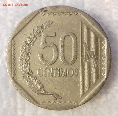 ПЕРУ 50 сентимо 2007 до 23 фев. 22-00 мск - ПЕРУ 50 сентимо 2007 -1521-20170219_171926